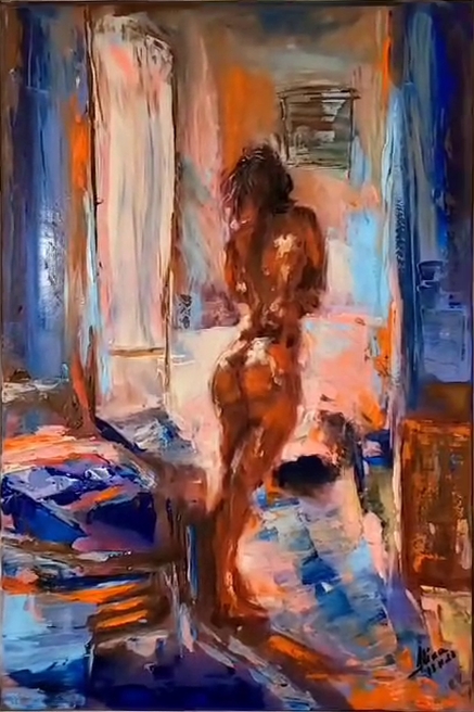 ArteDiAlina.com painting: Strokes of Light
